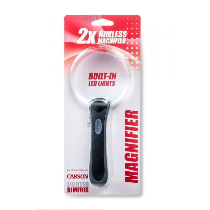 Carson RimFree LED Magnifier Round