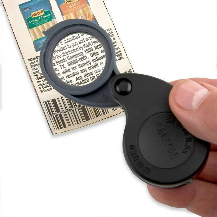 Carson TriView Portable Folding Loupe Magnifier Smaller Magnifications