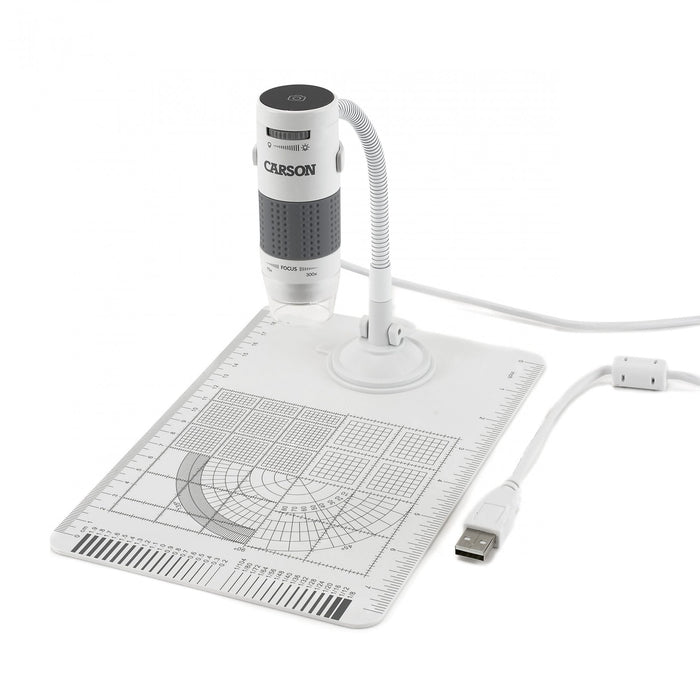 Carson USB Digital Microscope with LED & Flexible Stand