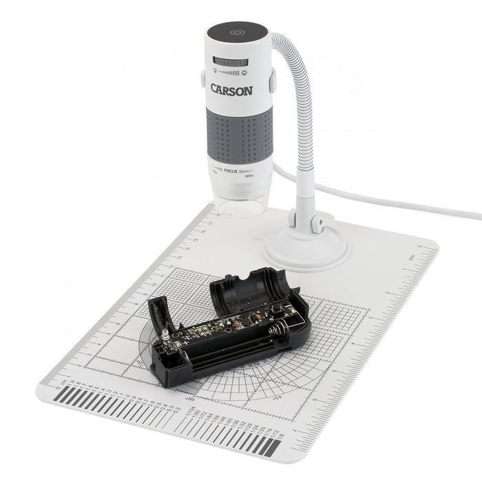 Carson USB Digital Microscope with LED & Flexible Stand