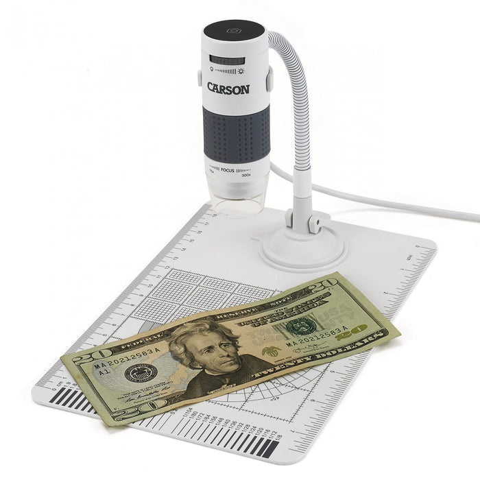 Carson USB Digital Microscope with LED & Flexible Stand