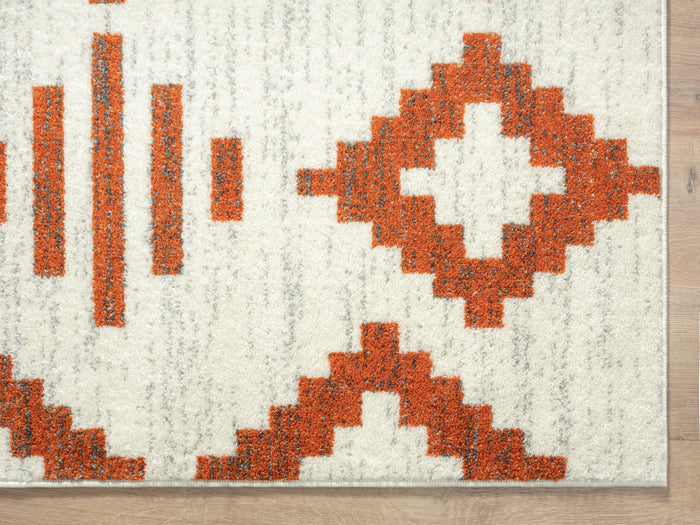 Casa Pixel Diamonds Cream Rug