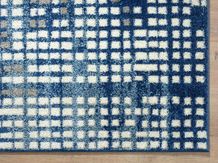 Casa Small Blocks Multicolor Rug