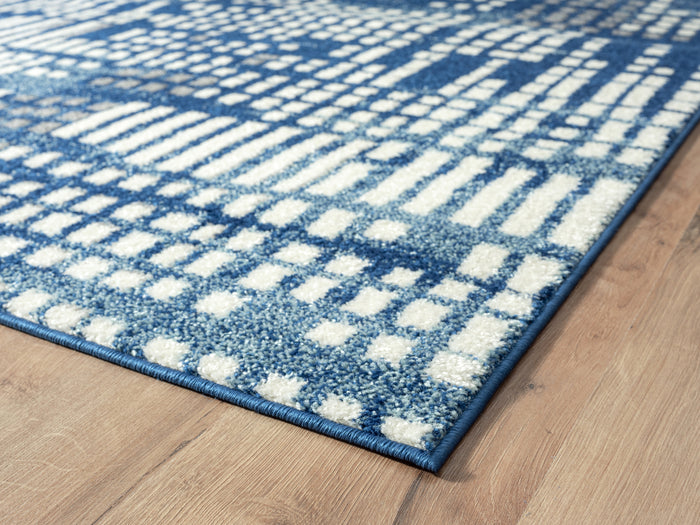 Casa Small Blocks Multicolor Rug
