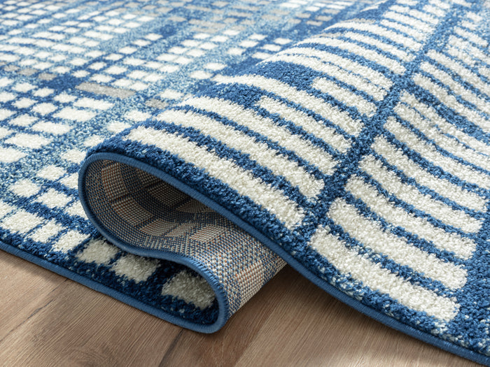 Casa Small Blocks Multicolor Rug