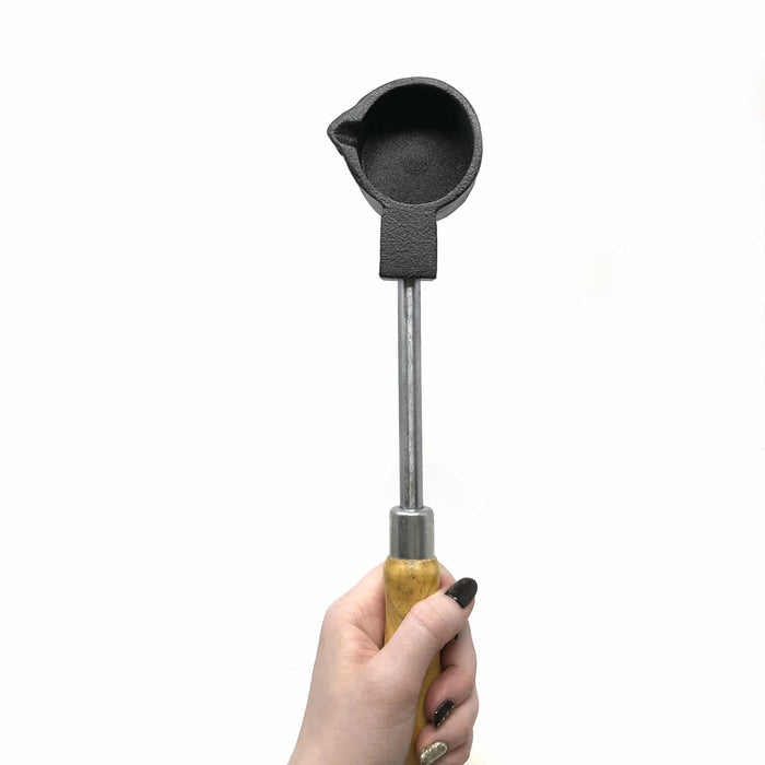 Cast Iron Crucible Melting Pot with Handle
