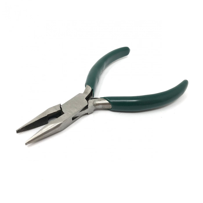 Chain Nose Pliers with Serrated Jaws
