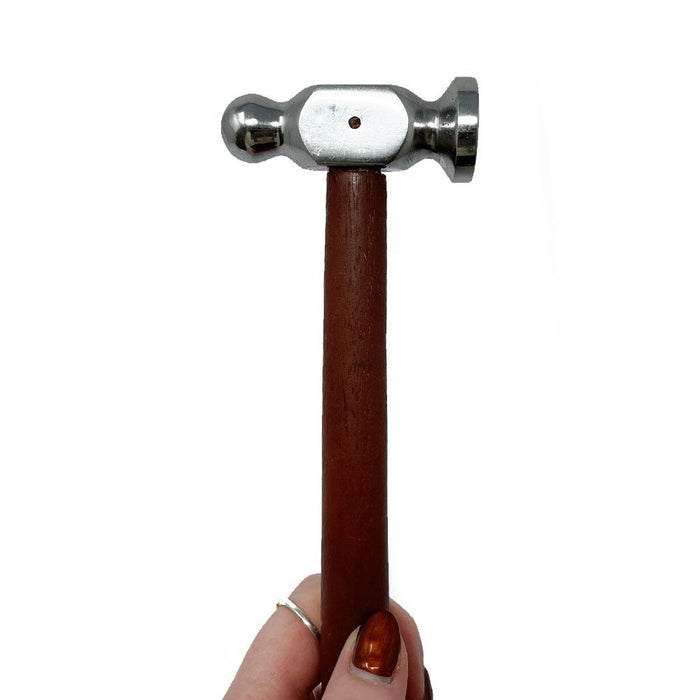 Chasing & Repousse Hammer with 25mm Flat Head, 6oz