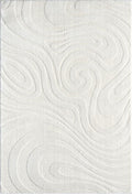 Cozy Abstract Cream Rug