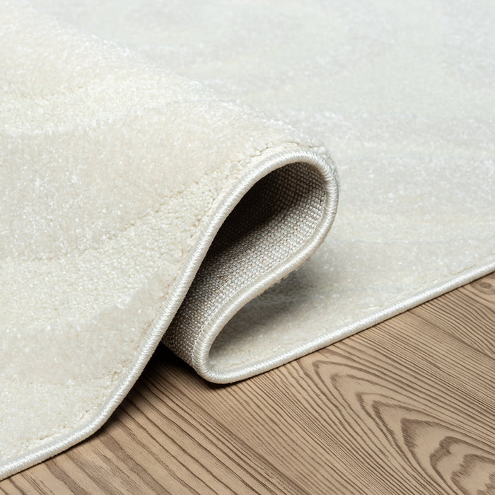 Cozy Abstract Cream Rug