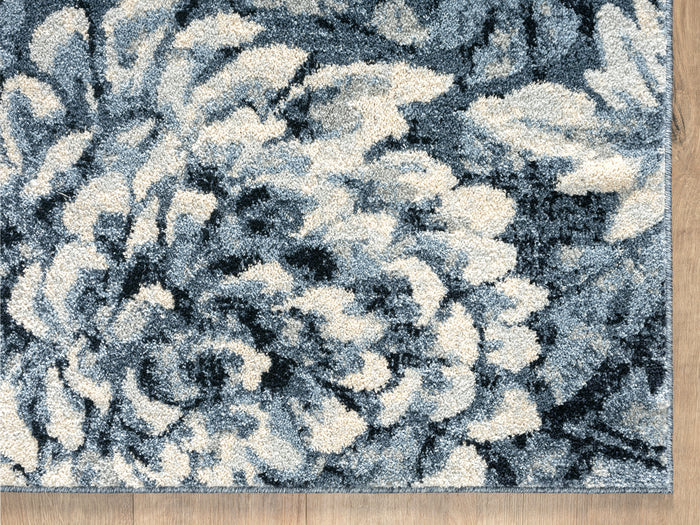 Cruz Floral Blue Rug