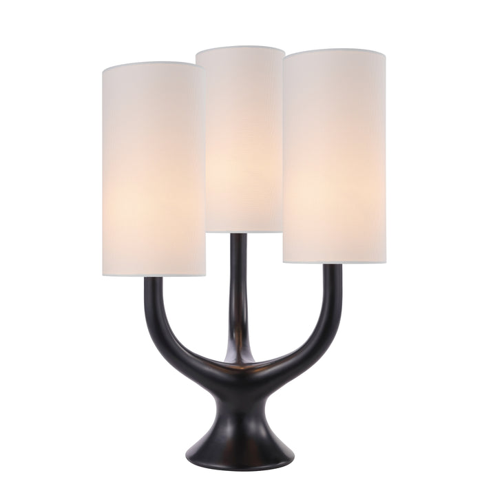 Estelle Three-Shade Candelabra Table Lamp