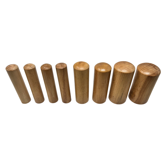 Extra Large Wooden Doming Set with 6 Punches - faulty