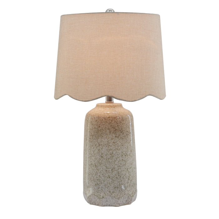 Flora Scalloped Shade Table Lamp