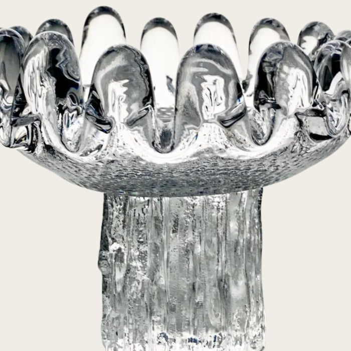 Footed Bowl by Göran Wärff from “Sunflower” Collection for Kosta Boda