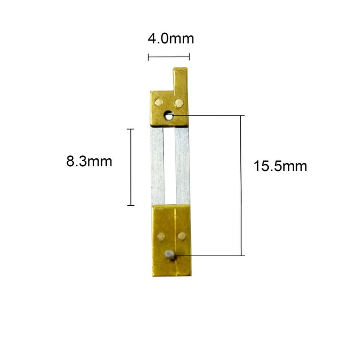 French Clock Suspension 15.5mm x 4.0mm x 8.3mm