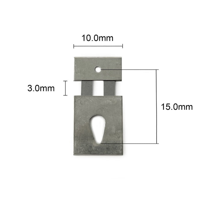 German & English Clock Suspension 15.0mm x 10.0mm x 3.0mm