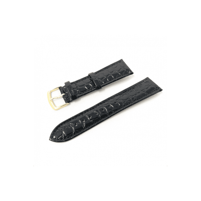Hadley Roma Crocodile Grain Leather Watch Strap - Choose Size & Colour