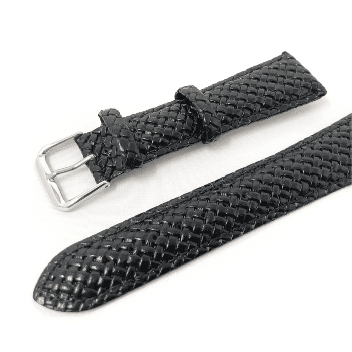 Hadley Roma Woven Leather Watch Strap - Choose Size & Colour