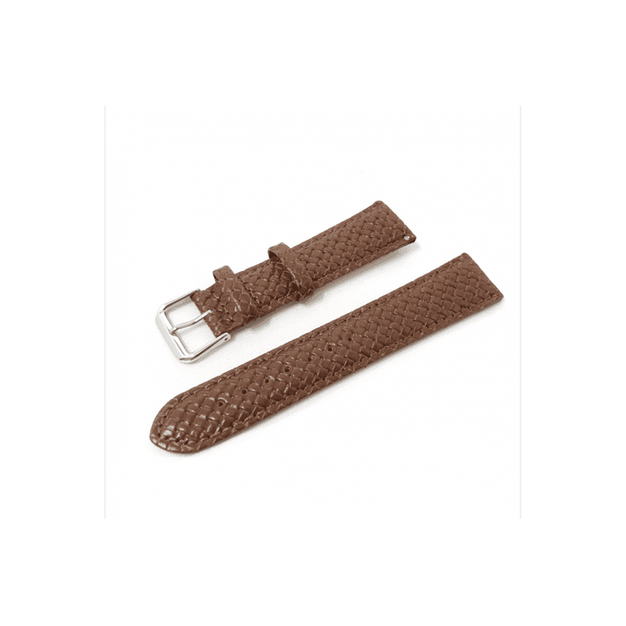 Hadley Roma Woven Leather Watch Strap - Choose Size & Colour