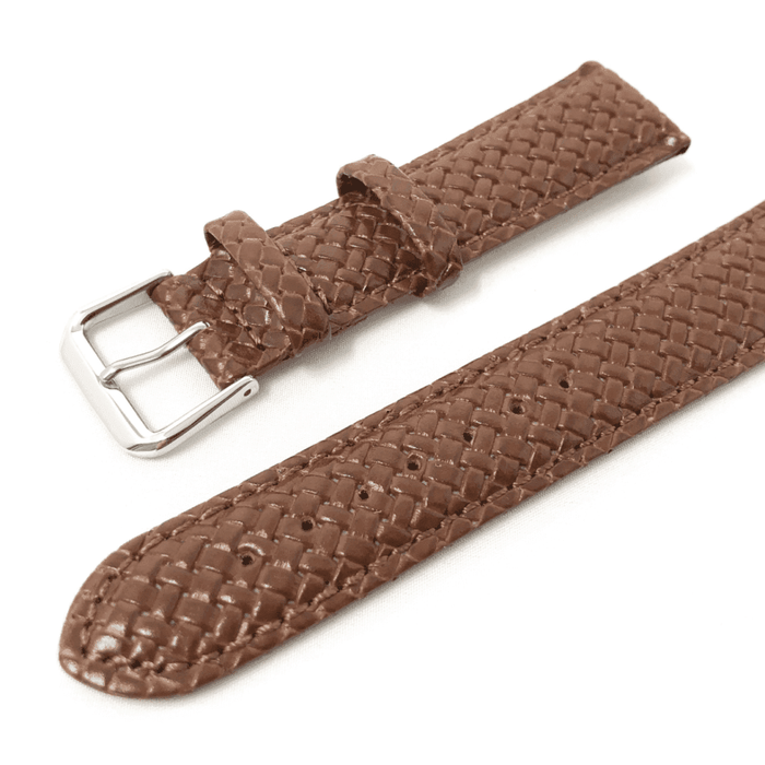 Hadley Roma Woven Leather Watch Strap - Choose Size & Colour