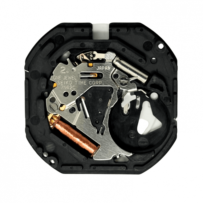 Hattori Seiko 7N42M Quartz Watch Movement (Date at 3h)