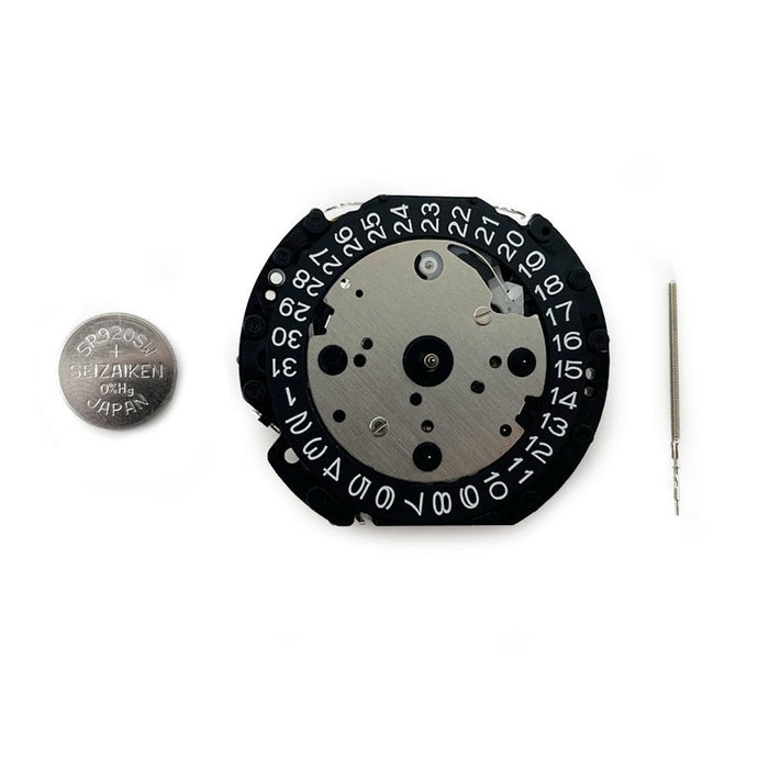 Hattori VD53 Quartz Watch Movement (Date at 4.5h)