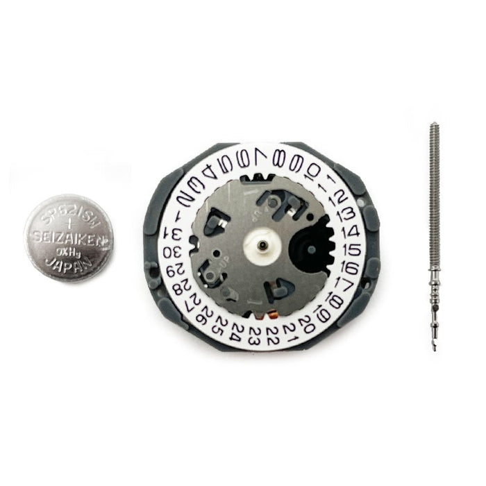 Hattori VJ22 Quartz Watch Movement (Date at 3h)