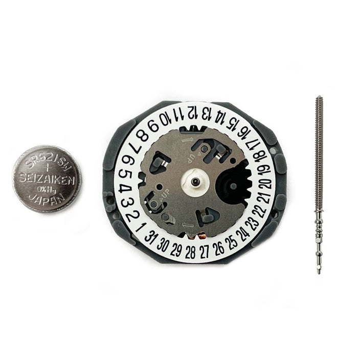 Hattori VJ22 Quartz Watch Movement (Date at 6h)