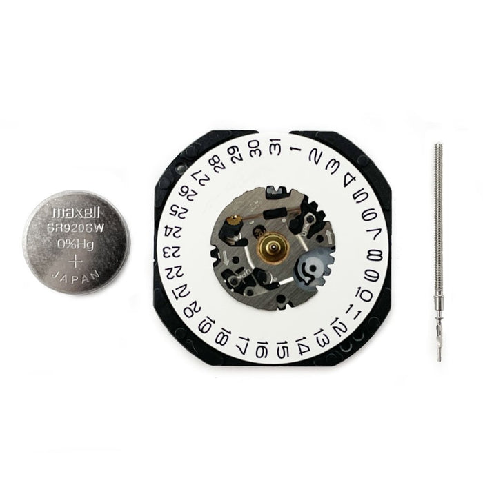 Hattori VX32 Quartz Watch Movement (Date at 3h)