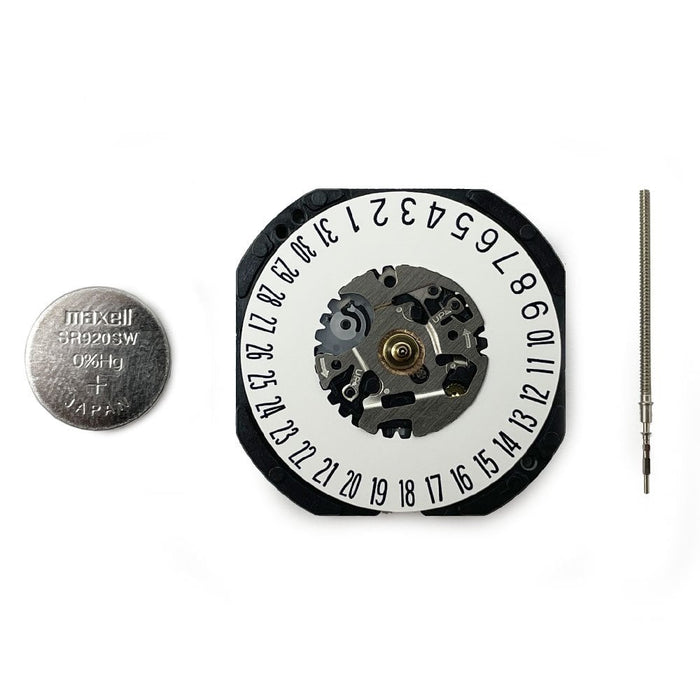 Hattori VX32 Quartz Watch Movement (Date at 6h)