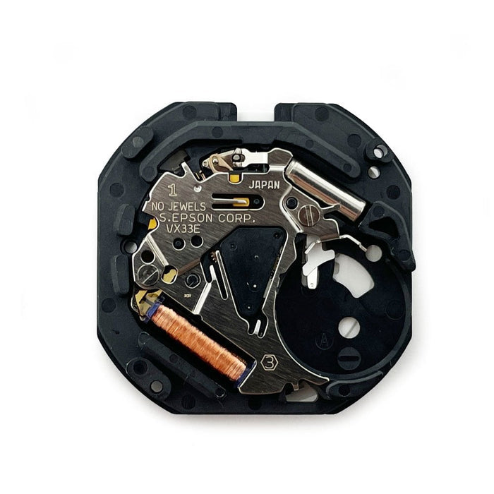 Hattori VX33 Quartz Watch Movement (Date & Day at 3h)
