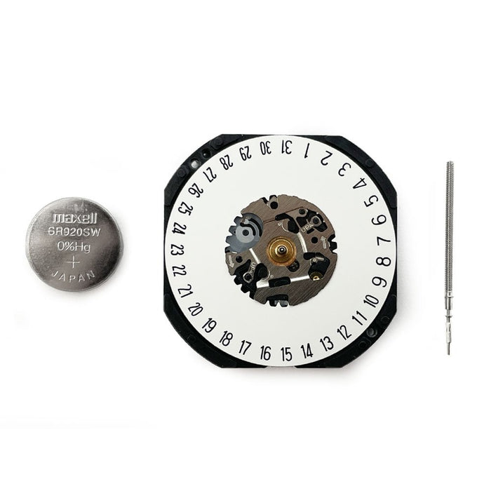 Hattori VX42 Quartz Watch Movement (Date at 6h)