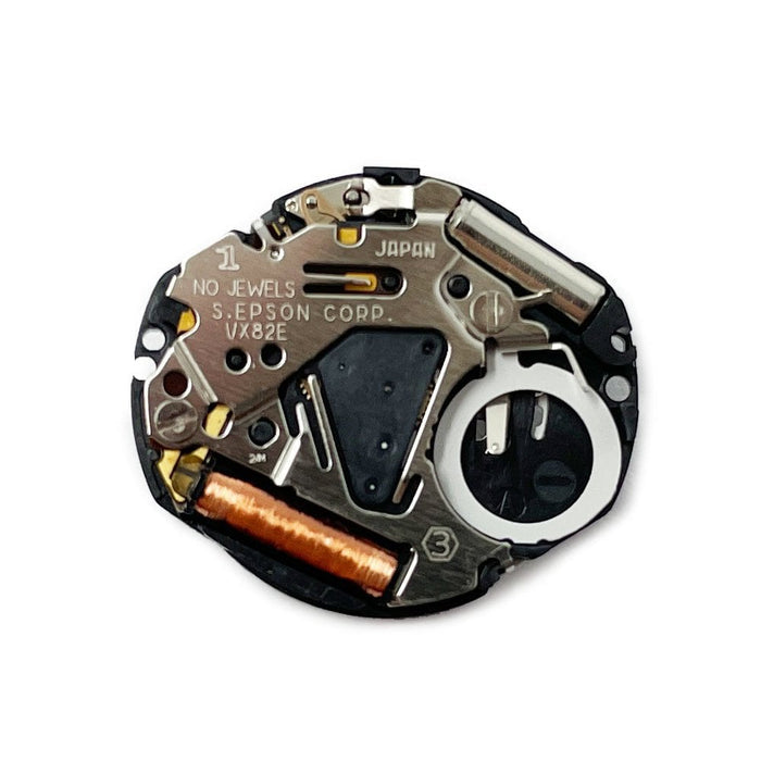 Hattori VX82 Quartz Watch Movement (Date at 3h, Height 2)
