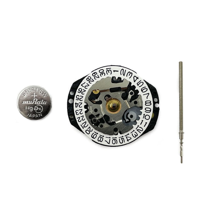 Hattori VX82 Quartz Watch Movement (Date at 6h, Height 1)