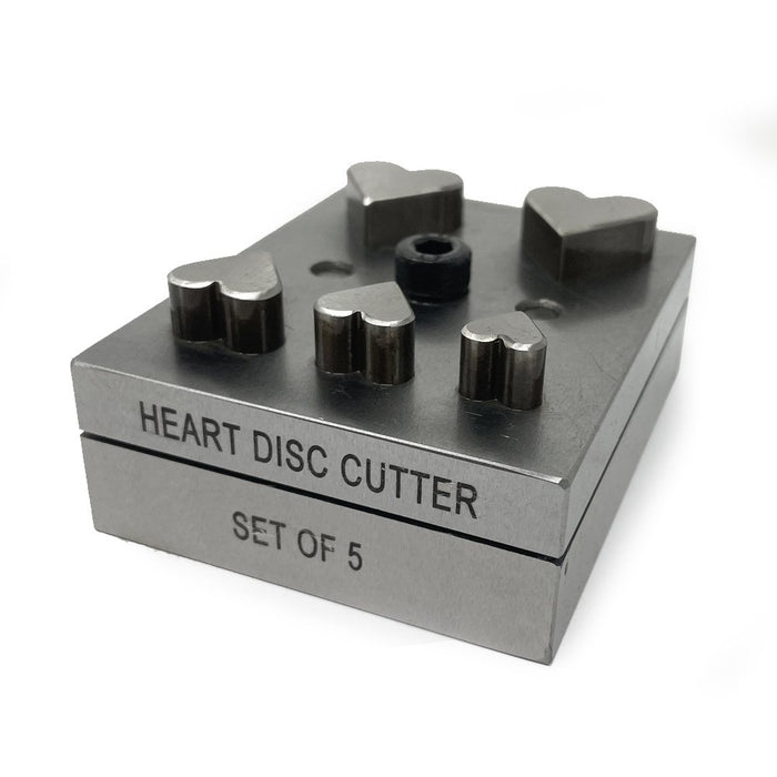 Heart Disc Cutter Set of 5