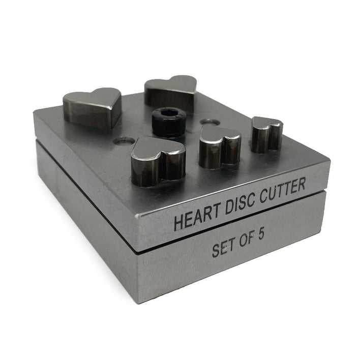 Heart Disc Cutter Set of 5