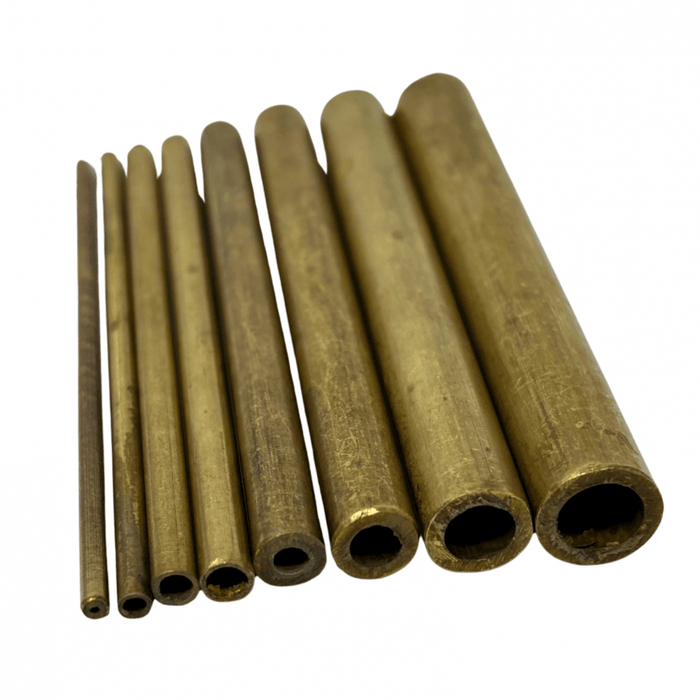 Hollow Brass Wire 8pc