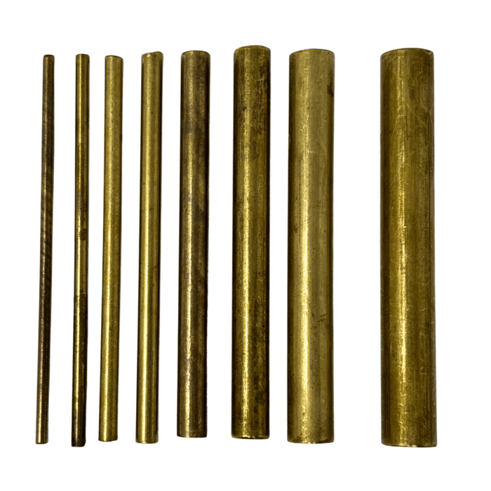 Hollow Brass Wire 8pc