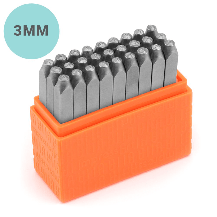 ImpressArt Basic Letter Stamp Set Lowercase 3mm