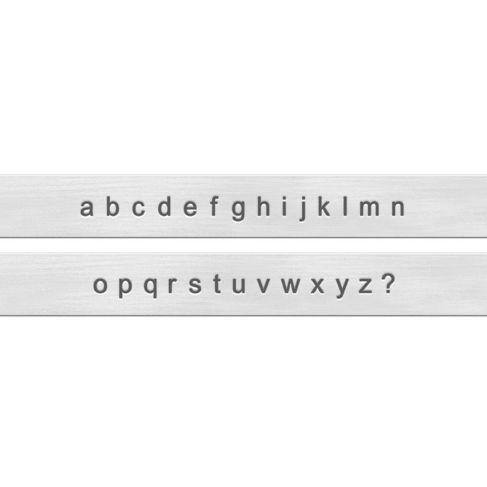 ImpressArt Basic Letter Stamp Set Lowercase 3mm