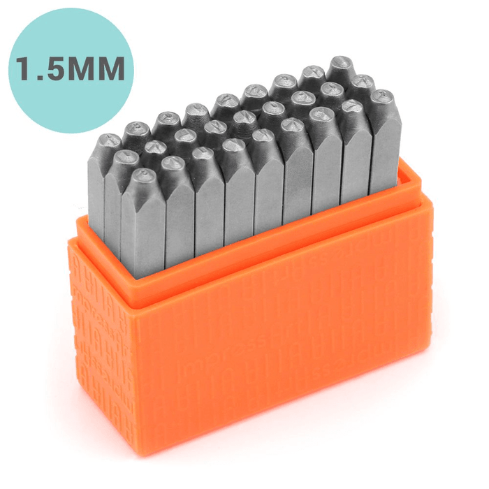 ImpressArt Basic Letter Stamp Set Uppercase 1.5mm