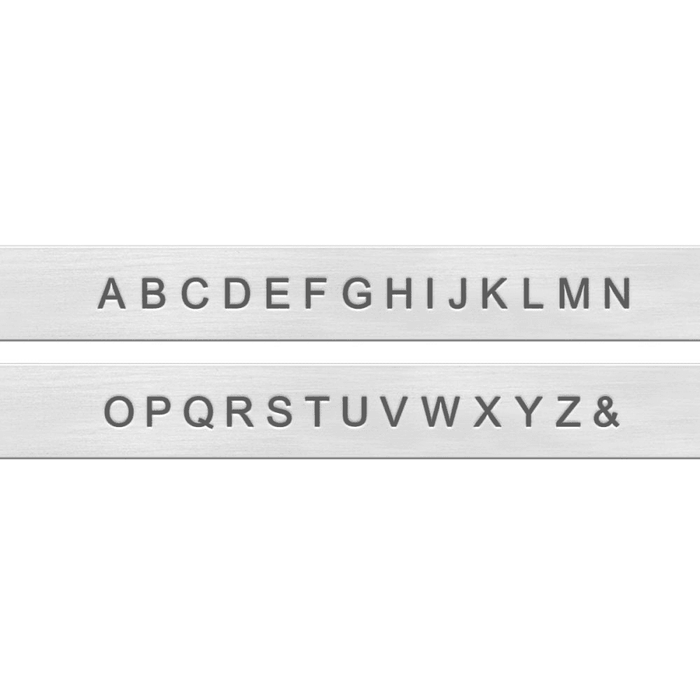 ImpressArt Basic Letter Stamp Set Uppercase 3mm