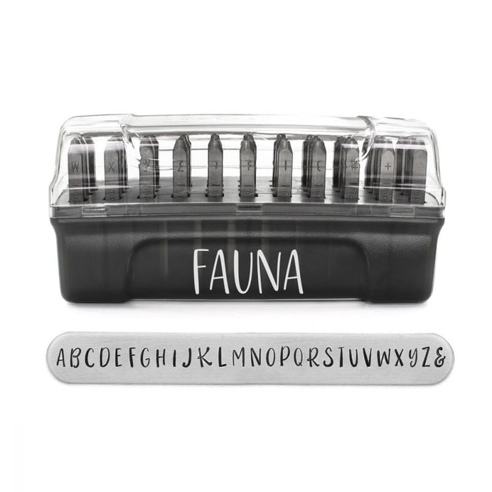 ImpressArt Fauna Uppercase Letter Stamp Set