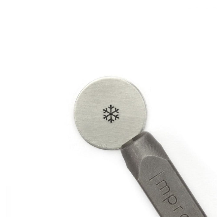 ImpressArt Large Snowflake Design Stamp, 6mm