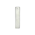ImpressArt Pewter Rectangle Stamping Blanks, 4 Pack