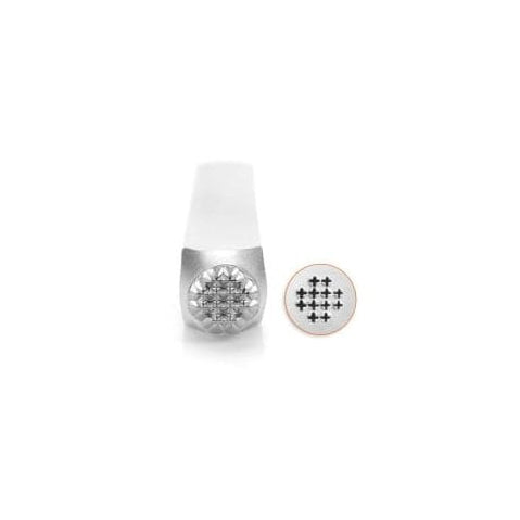 ImpressArt Small Cross Texture Design Stamp, 6mm