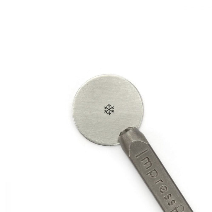 ImpressArt Small Snowflake Design Stamp, 3mm