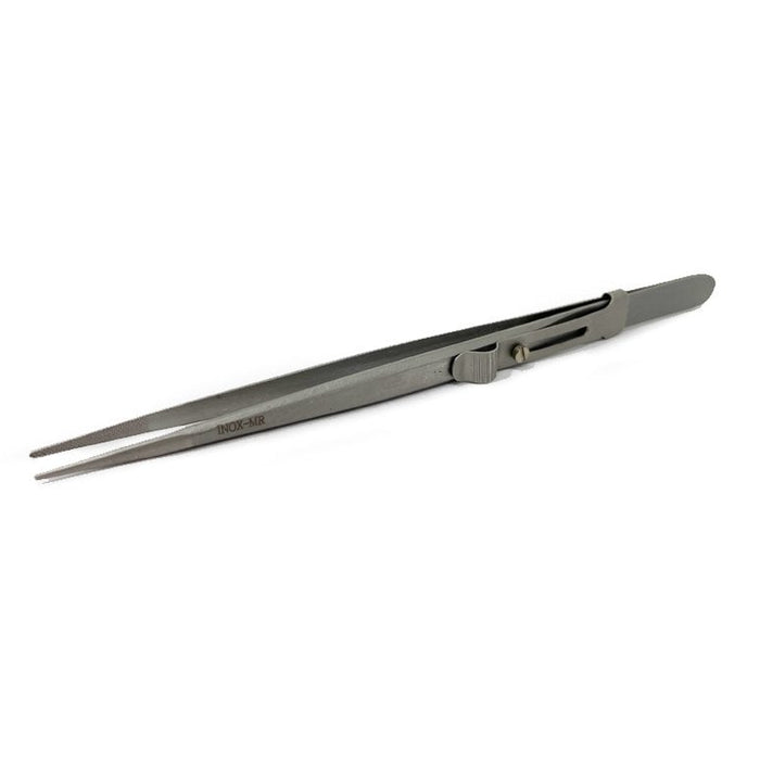 Inox Side Locking Tweezers - Medium Tip