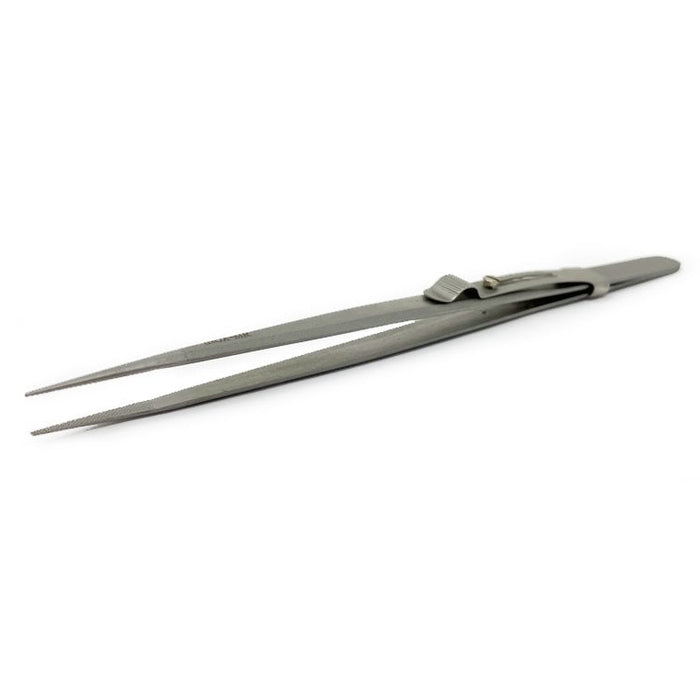 Inox Side Locking Tweezers - Medium Tip